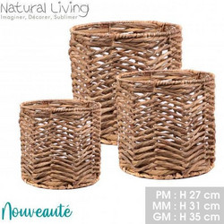 Natural Living Σετ Καλάθια Αποθήκευσης 3τμχ 54637 5414886546371