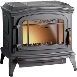 Invicta Bradford Black Μαντεμένια Ξυλόσομπα 9kW