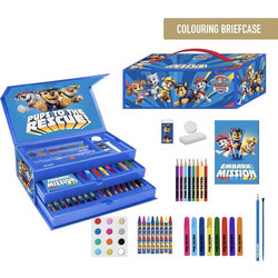 Paw Patrol colouring stationery case