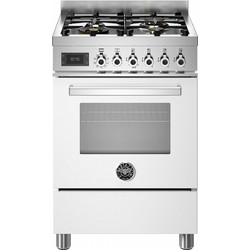Bertazzoni PRO64L1EBIT Κουζίνα Ηλεκτρική 58lt με Εστίες Αερίου 59.5cm
