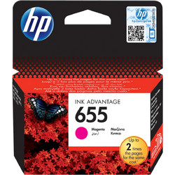 HP 655 Magenta Μελάνι Εκτυπωτή Inkjet CZ111AE