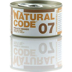 Natural Code 07 Adult with Chicken & Beef 85gr