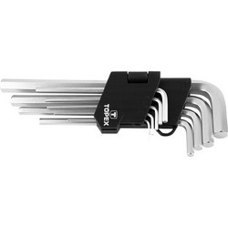TOPEX Κλειδιά άλλεν μακριά 1.5-10mm σετ 10τεμ 35D956