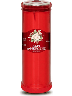 Clever Casa Κερί Αφιέρωσης Premium Τ60. Κόκκινο 110Ωρών