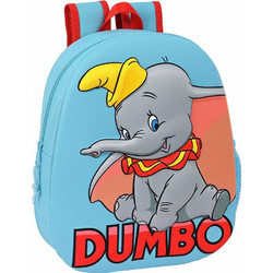 Safta 3D Disney Dumbo Σχολική Τσάντα Πλάτης Νηπιαγωγείου Μπλε 622114890