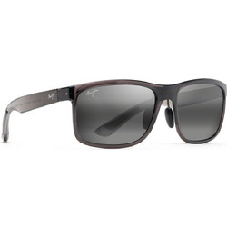 Maui Jim Huelo 449-11 Ανδρικά Γυαλιά Ηλίου Τετράγωνα Κοκάλινα Καφέ με Πράσινο Polarized Φακό