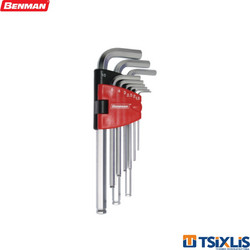 Σετ Κλειδιά Άλλεν 9Τ BENMAN TURBALL 6.5-18cm - (70400)
