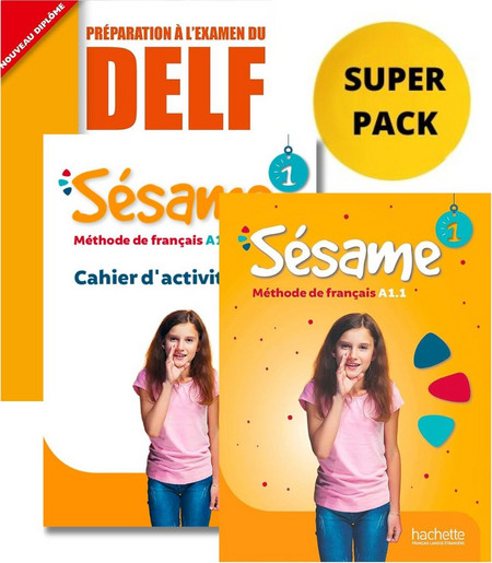 SESAME 1 & DELF PRIM A1.1 SUPER PACK - Ε' ΔΗΜ PR1