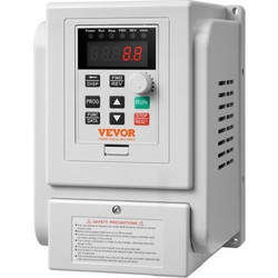 VEVOR VFD 2,2KW 10A 3HP Μετατροπέας Συχνότητας για Έλεγχο Ταχύτητας Κινητήρα 3 Φάσεων