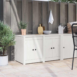 vidaXL Ντουλάπα Κουζίνας με ράφι MEPPEL Λευκό 106 x 55 x 64 cm