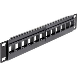DeLOCK Keystone Patch Panel 10" 12 Θυρών 12PORT
