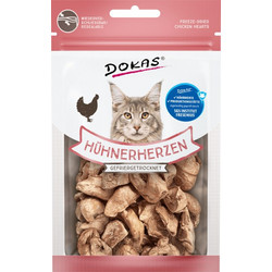 Dokas Chicken Hearts Freeze-Dried 15gr