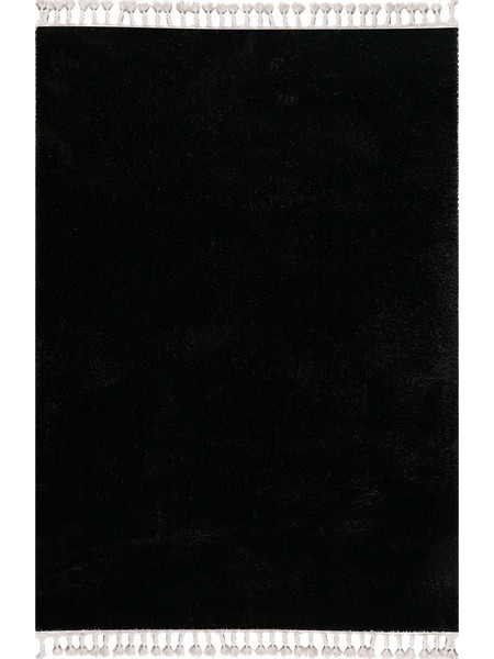 SILKY SHAGGY BLACK Bedroom Set