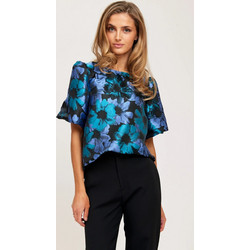 Rut & Circle Μπλούζα Hilda 24-04-23/Teal Flower Print
