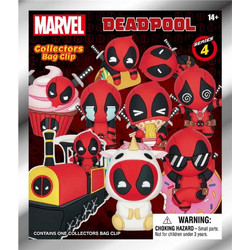 Monogram Marvel: Deadpool 3D Foam Bag Clips Figures