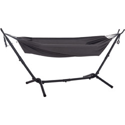 Homemarkt ΑΙΩΡΑ CRAVE HM6304.01 ΑΝΘΡΑΚΙ ΜΕΤΑΛΛΙΚΟΣ ΣΚΕΛΕΤΟΣ-ΣΚΟΥΡΟ ΓΚΡΙ ΥΦΑΣΜΑ 265x93x105Υεκ