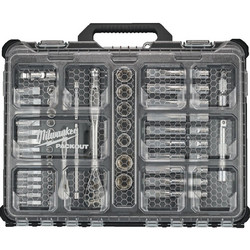 PACKOUT(TM) ΣΕΤ ΚΑΣΤΑΝΙΕΣ ΚΑΙ ΚΑΡΥΔΑΚΙΑ 1/4 '' & '' 63 ΤΕΜ | Milwaukee 4058546485320