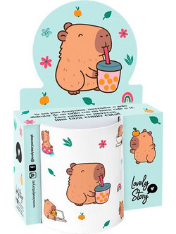 Capibara Blubble Tea mug 330ml