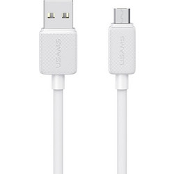 USAMS καλώδιο micro USB σε USB US-SJ690 10W 480Mbps 1m λευκό