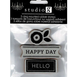 Σφραγίδα Studio G Happy Day 4.5x 1.5εκ 3τμχ
