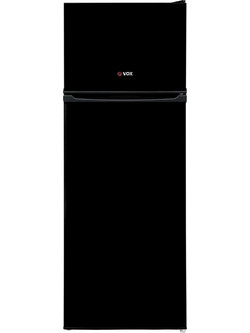 Vox Electronics KG 2500 BF Δίπορτο Ψυγείο 213lt Υ144xΠ54xΒ57cm Μαύρο