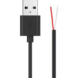 Powertech CAB-U157 Καλώδιο 1m Black