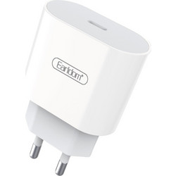 Earldom Φορτιστής Κινητών Fast Charge 20W & Καλώδιο 65w Type-C