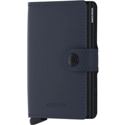 Secrid Miniwallet Original Δερμάτινο Ανδρικό Πορτοφόλι Καρτών με RFID MM-Nightblue