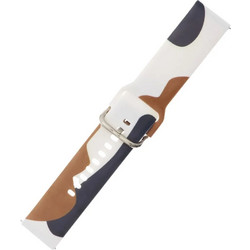 Hurtel Moro Λουράκι Σιλικόνης Camo Black 1 (Galaxy Watch 45 / 46 / 47mm)