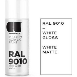 Pinty Plus Evolution Acrylic Σπρέι Βαφής RAL 9010 Pure White 400ml
