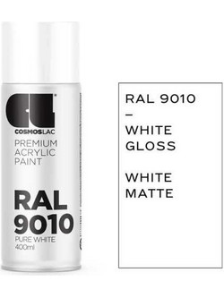 Pinty Plus Evolution Acrylic Σπρέι Βαφής RAL 9010 Pure White 400ml