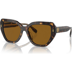 Tory Burch TY7194U 172883 Γυναικεία Γυαλιά Ηλίου Πεταλούδα Κοκάλινα Καφέ με Καφέ Polarized Φακό
