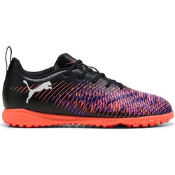 Puma Future 8 Play TT 108396-01 Παιδικά Ποδοσφαιρικά Παπούτσια με Σχάρα Μαύρα Μωβ Πορτοκαλί