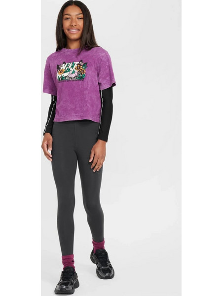 Nike Sportswear Favorites Βαμβακερό Κολάν για Κορίτσια Ανθρακί - Season: CLOSE OUT