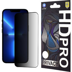 Lito HD Pro Privacy Tempered Glass Black (iPhone 13 Pro Max / 14 Plus)
