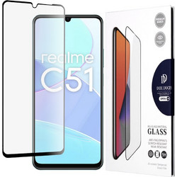 Dux Ducis Full Face Tempered Glass Μαύρο (Realme C51 / Note 50)