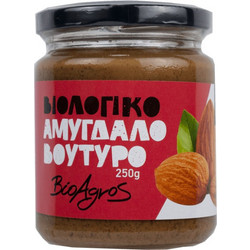 Βιοαγρός Βιολογικό Αμυγδαλοβούτυρο Ολικής Άλεσης Χωρίς Αλάτι 250g 17338