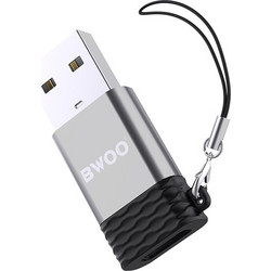 BWOO Adapter USB-C - USB Gray OTG BZ-38