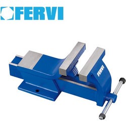 100mm Μέγγενη πάγκου ατσάλινη με άνοιγμα 100mm FERVI 0140/100
