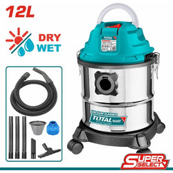Total TVC-12202 Σκούπα Υγρών / Στερεών 1000W με Κάδο 12lt
