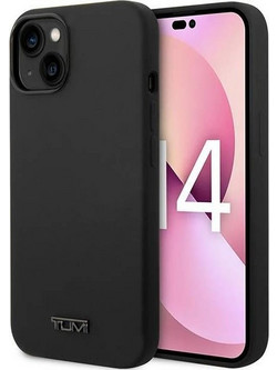 Tumi iPhone 14 Plus / 15 Plus 6.7'' black hardcase Liquid Silicone - (TUHCP14MSK)