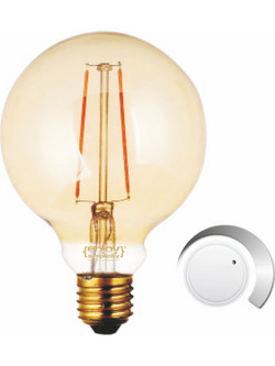 EL822110 | EL822110 | LED FILLAMENT DIM Amber Glass G95-2|2.5W Ε27|2200k|200lm|enjoysimplicity(TM)