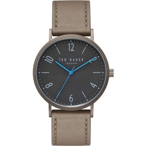 Ted Baker Hank Ανδρικό Ρολόι με Καφέ Δερμάτινο Λουράκι TE50276004