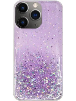 Vivid Liquid Glitter Θήκη Apple iPhone 11 Pro Max Purple/Multicolor