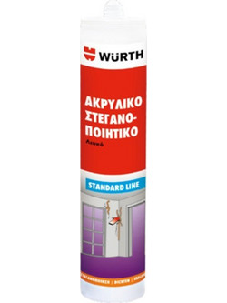 ΑΚΡΥΛΙΚΟ ΣΤΕΓΑΝΟΠΟΙΗΤΙΚΟ ΛΕΥΚΟ STANDARD LINE Wurth