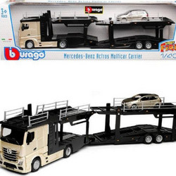 Bburago Official Mercedes Benz Actros & Polo Gti 18/31456