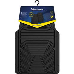 Michelin Μπροστινά Πατάκια Universal 2τμχ από Λάστιχο Μαύρα (009071)