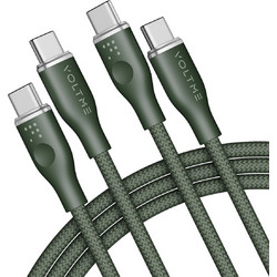 Voltme Powerlink Rugg Series CTC 5A/100W 1,8m (green) - Καλώδιο USB-C
