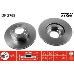 Trw Δισκόπλακα - DF2769
