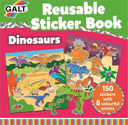 Galt - Reusable Sticker Book - Dinosaurs (55-1005101)